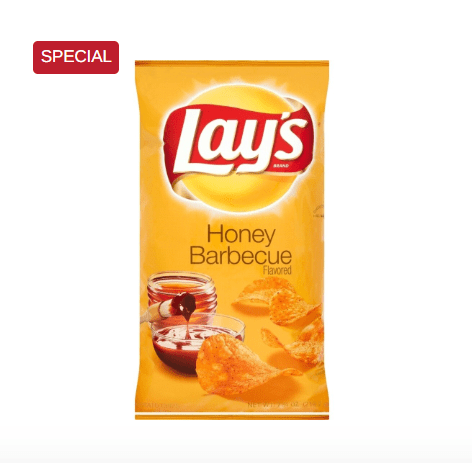 Lay`s Honey Barbecue Potato Chips 7.75 Oz