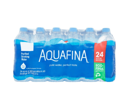 Aquafina Purified Drinking Water - 24 Ct, 16.9 Oz